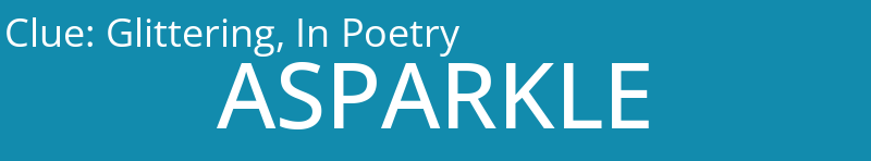 Glittering, In Poetry