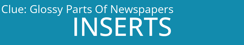 Glossy Parts Of Newspapers