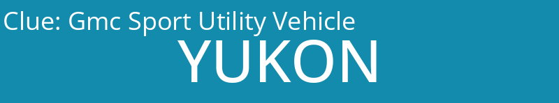 Gmc Sport Utility Vehicle