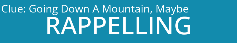 Going Down A Mountain, Maybe
