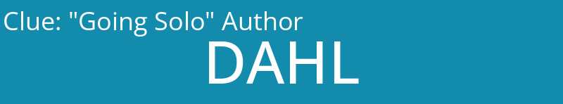 "Going Solo" Author