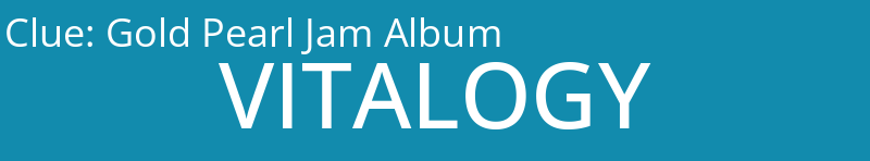 Gold Pearl Jam Album