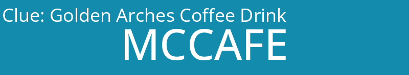 Golden Arches Coffee Drink