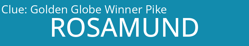 Golden Globe Winner Pike