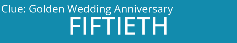 Golden Wedding Anniversary