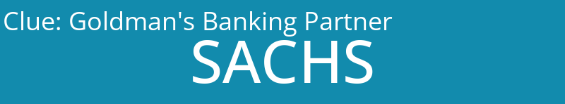 Goldman's Banking Partner