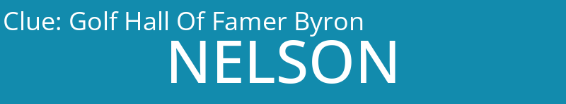 Golf Hall Of Famer Byron