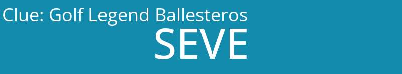 Golf Legend Ballesteros 