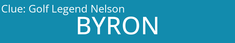 Golf Legend Nelson