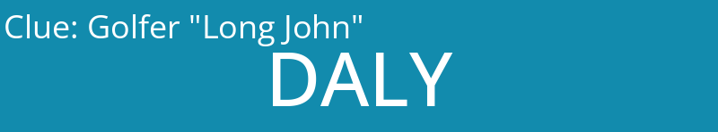 Golfer "Long John"