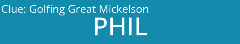 Golfing Great Mickelson