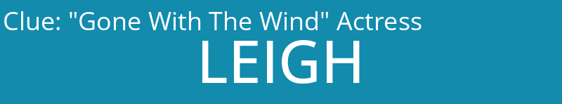 "Gone With The Wind" Actress