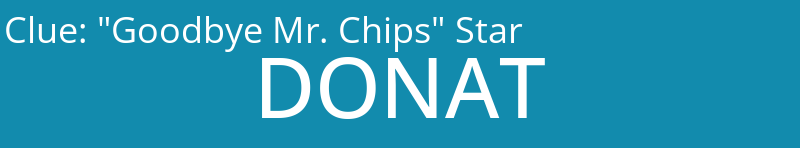 "Goodbye Mr. Chips" Star