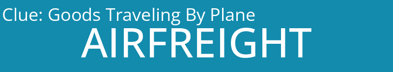 Goods Traveling By Plane