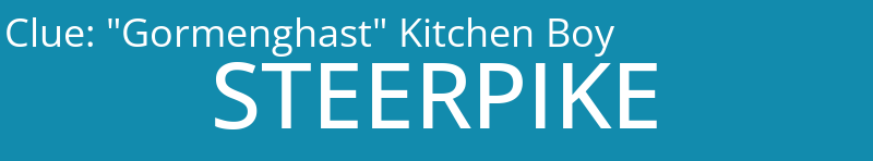 "Gormenghast" Kitchen Boy