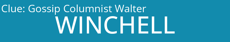 Gossip Columnist Walter