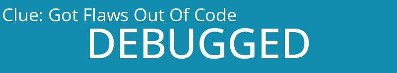 Got Flaws Out Of Code