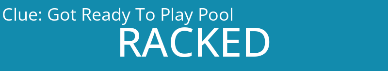 Got Ready To Play Pool