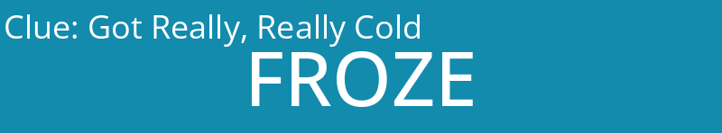 Got Really, Really Cold