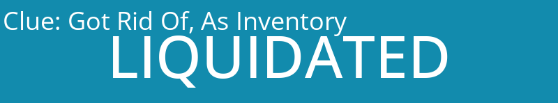 Got Rid Of, As Inventory