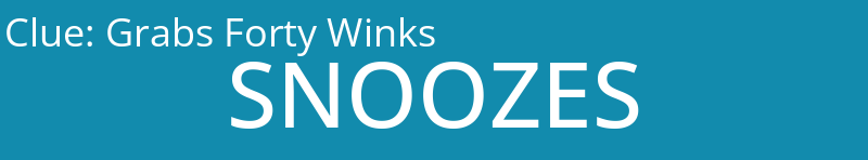 Grabs Forty Winks