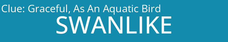 Graceful, As An Aquatic Bird