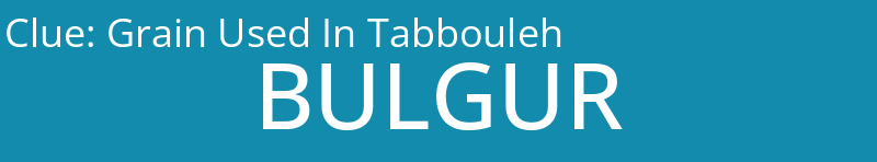 Grain Used In Tabbouleh