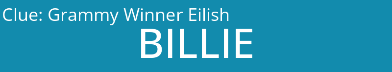 Grammy Winner Eilish