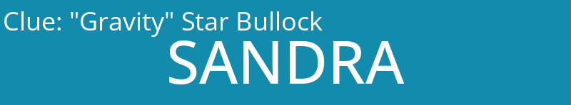 "Gravity" Star Bullock