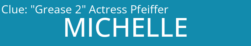 "Grease 2" Actress Pfeiffer