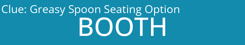 Greasy Spoon Seating Option