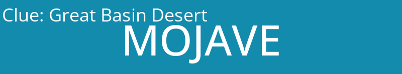 Great Basin Desert