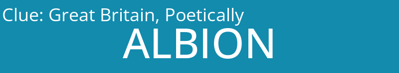 Great Britain, Poetically