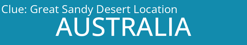Great Sandy Desert Location