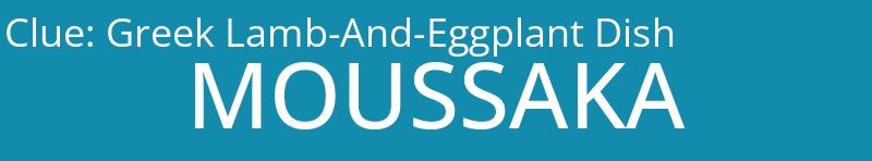 Greek Lamb-And-Eggplant Dish