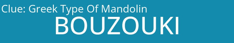 Greek Type Of Mandolin