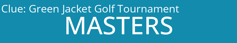 Green Jacket Golf Tournament