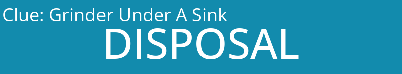 Grinder Under A Sink