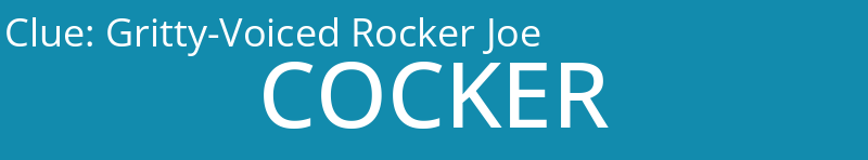 Gritty-Voiced Rocker Joe