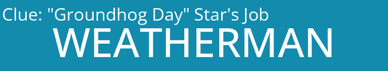 "Groundhog Day" Star's Job