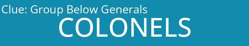 Group Below Generals