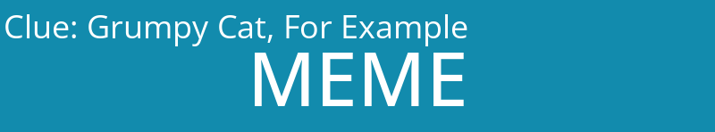 Grumpy Cat, For Example