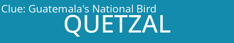 Guatemala's National Bird