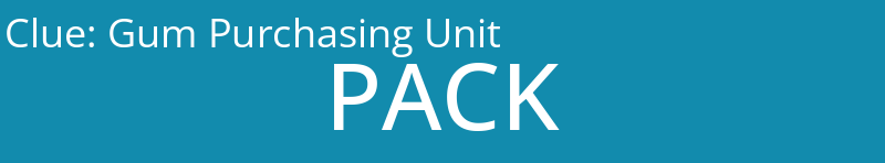 Gum Purchasing Unit