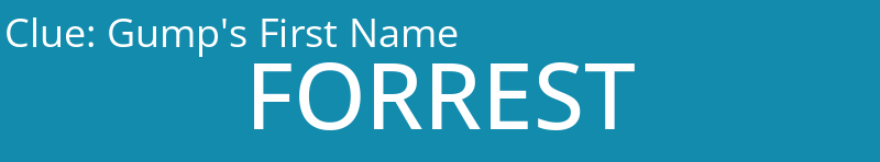 Gump's First Name