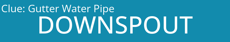 Gutter Water Pipe