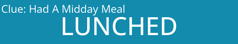 Had A Midday Meal