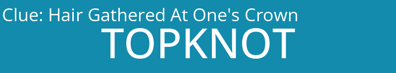 Hair Gathered At One's Crown