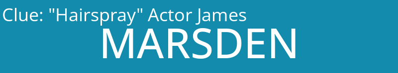 "Hairspray" Actor James