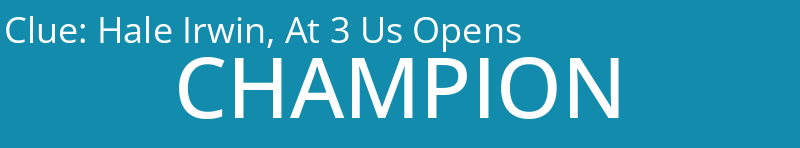 Hale Irwin, At 3 Us Opens